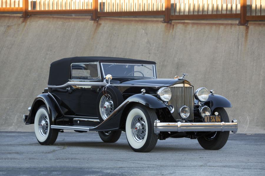  Packard Super 8 Convertible Victoria 1933 года  (фото 16 из 16)